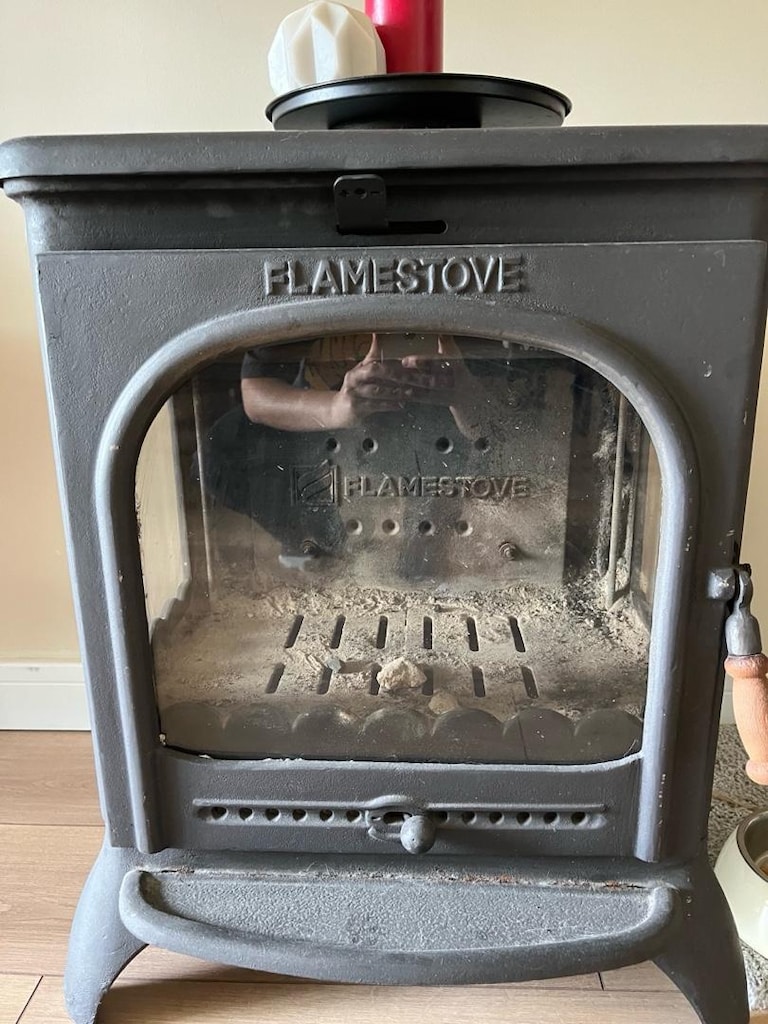 Döküm Soba Şömine Flame Stove Modena Lüx