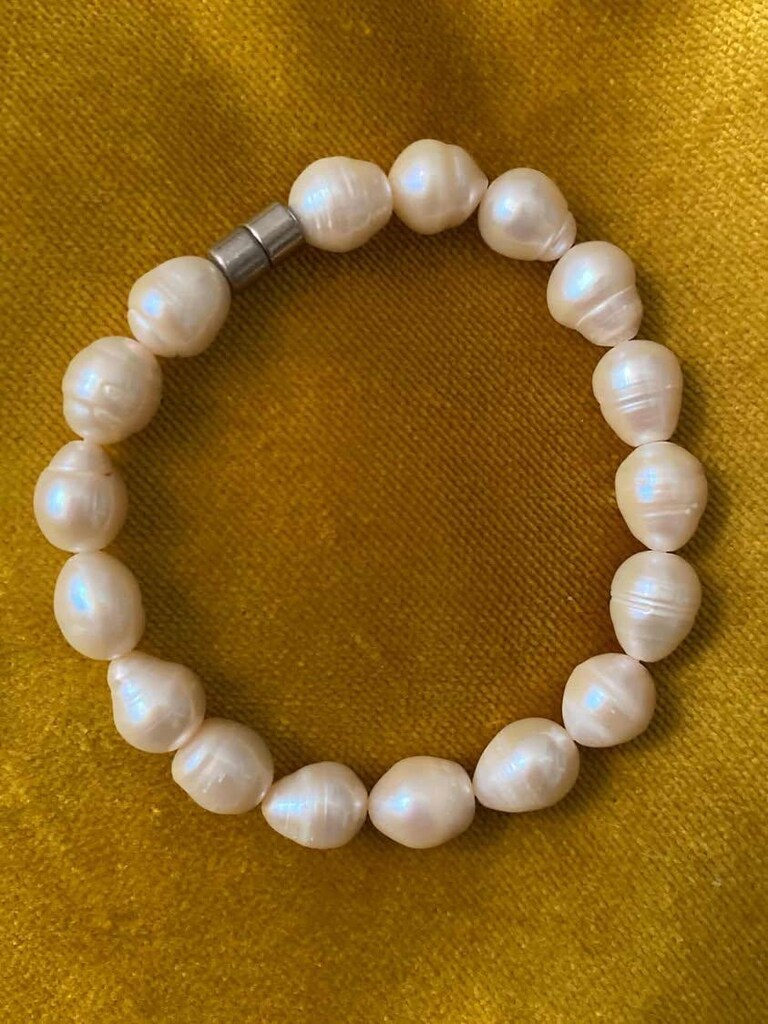 Hakiki İnci Vintage Bileklik - 6