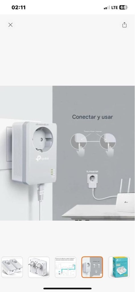 TP-Link TL-PA4010P KIT AV600 Priz Soketli Powerline Adaptör (2'li) - 6