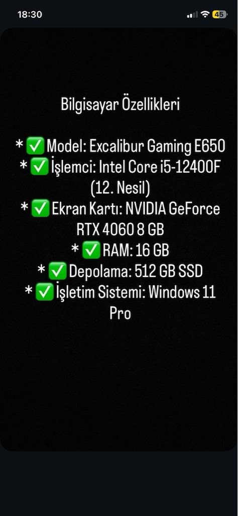 Satılık Excalibur Gaming oyuncu seti - 3