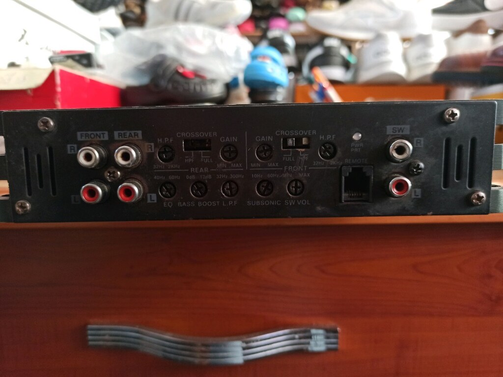 eski seri Edison 5 kanal oto anfi sorunsuz çalışır durumda mono ve ste - 6