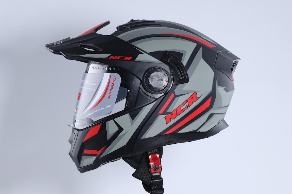 NCR X-Cross ÇENE AÇILIR VİZÖRLÜ KASK 165 MODEL ECE BELGELİ