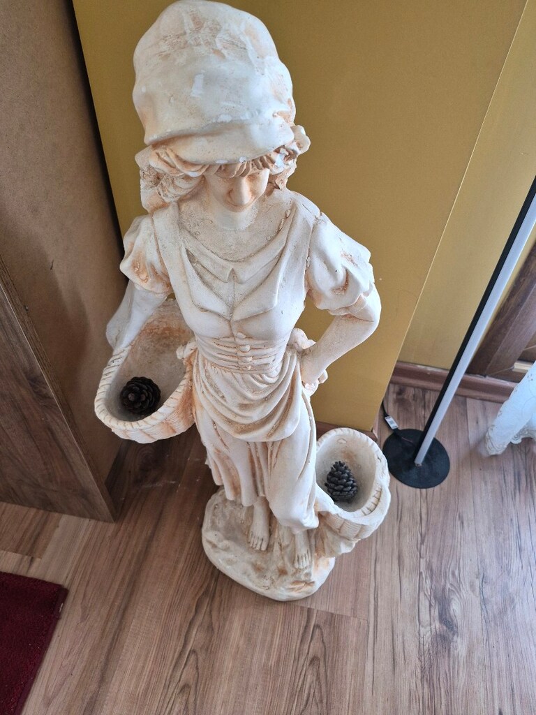dekoratif kadın heykeli-Büyük boy - 4