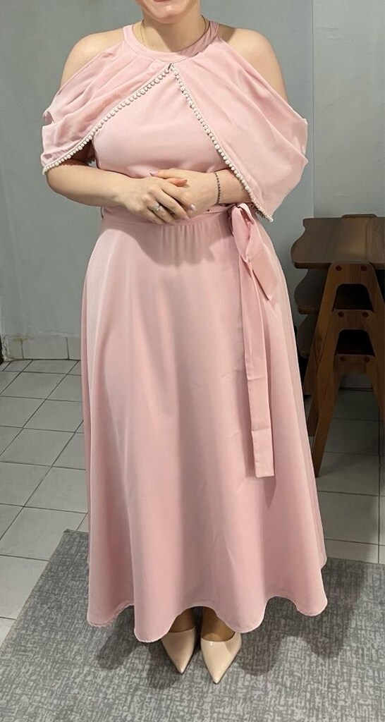 pembe elbise - 6