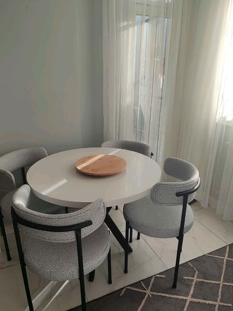 YEMEK MASASI ŞIK MUTFAK MASASI MODERN TASARIM - 17