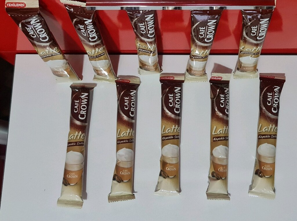 10 adet Cafe Crown LATTE 17 gr. 10 lu paketler halindedir. - 6