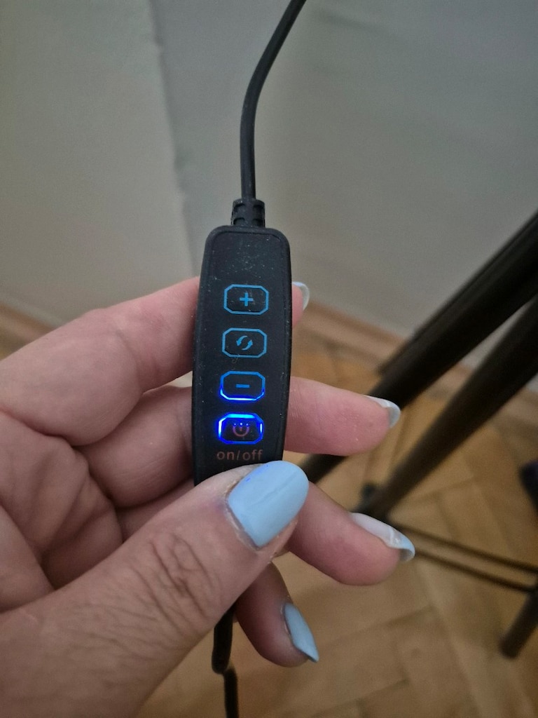 led ışıklı selfie tripod - 5