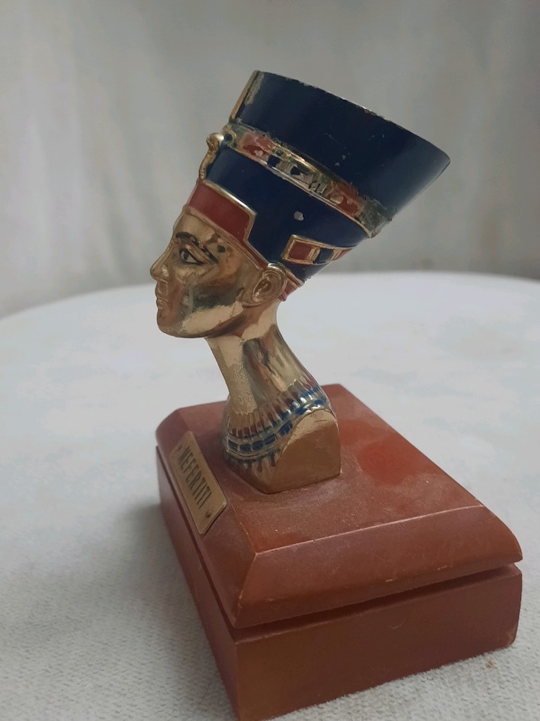 Mısır kraliçesi Nefertiti büst biblo - 5