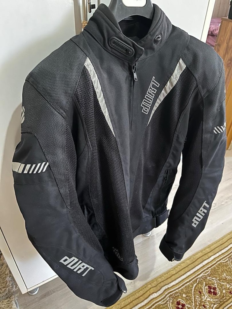 Siyah Motosiklet Ceketi - 4