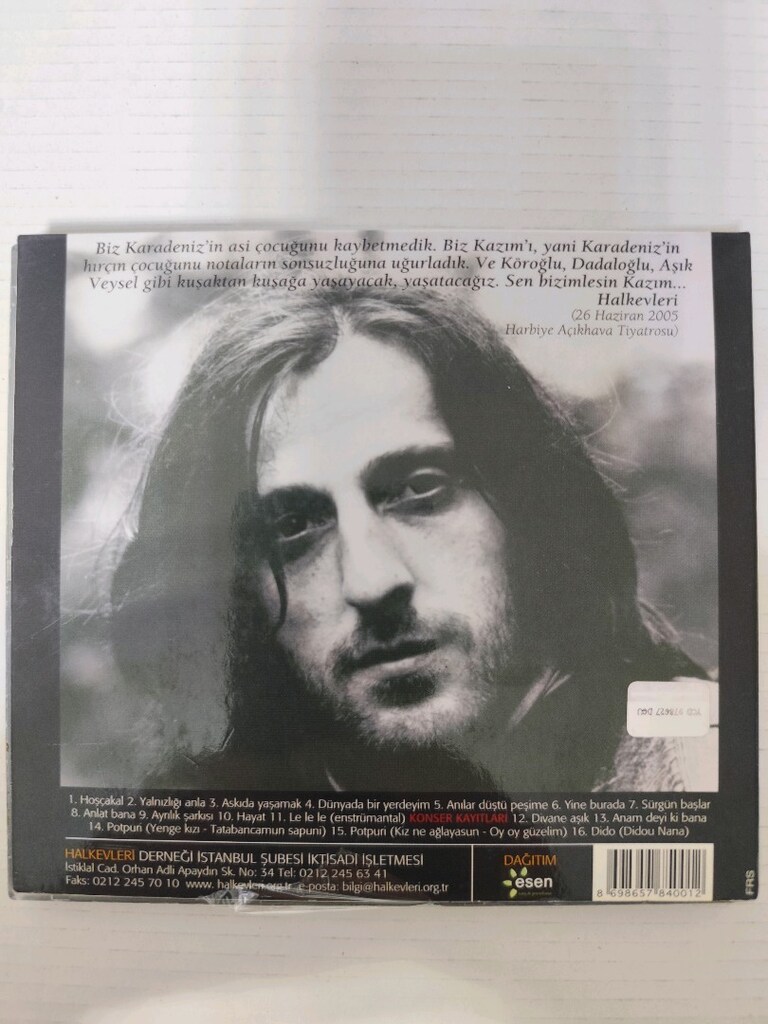 Kazım Koyuncu dünyada bir yerdeyim CD albüm - 3
