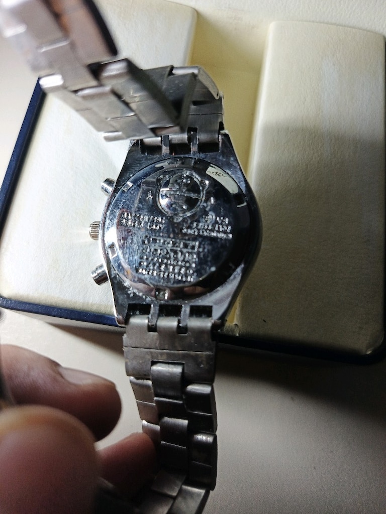 Orijinal Swatch Irony Chrono Çelik - 4
