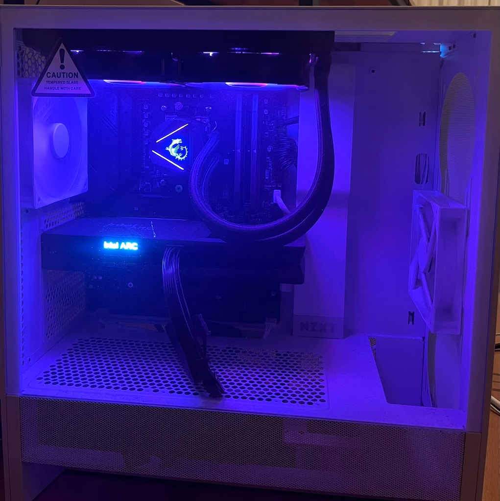 "Ryzen 5 9600 + Arc B580 12GB Gaming PC - Full Set (Corsair 32GB DDR5) - 2