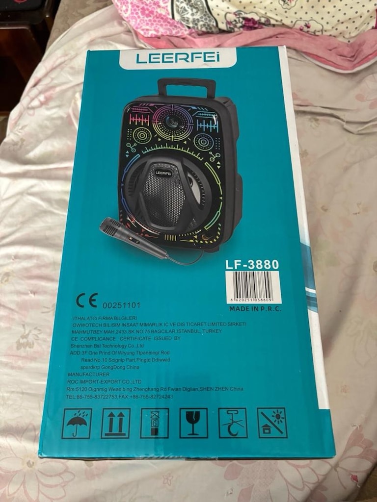 leerfei karaoke wireless hoparlör - 2