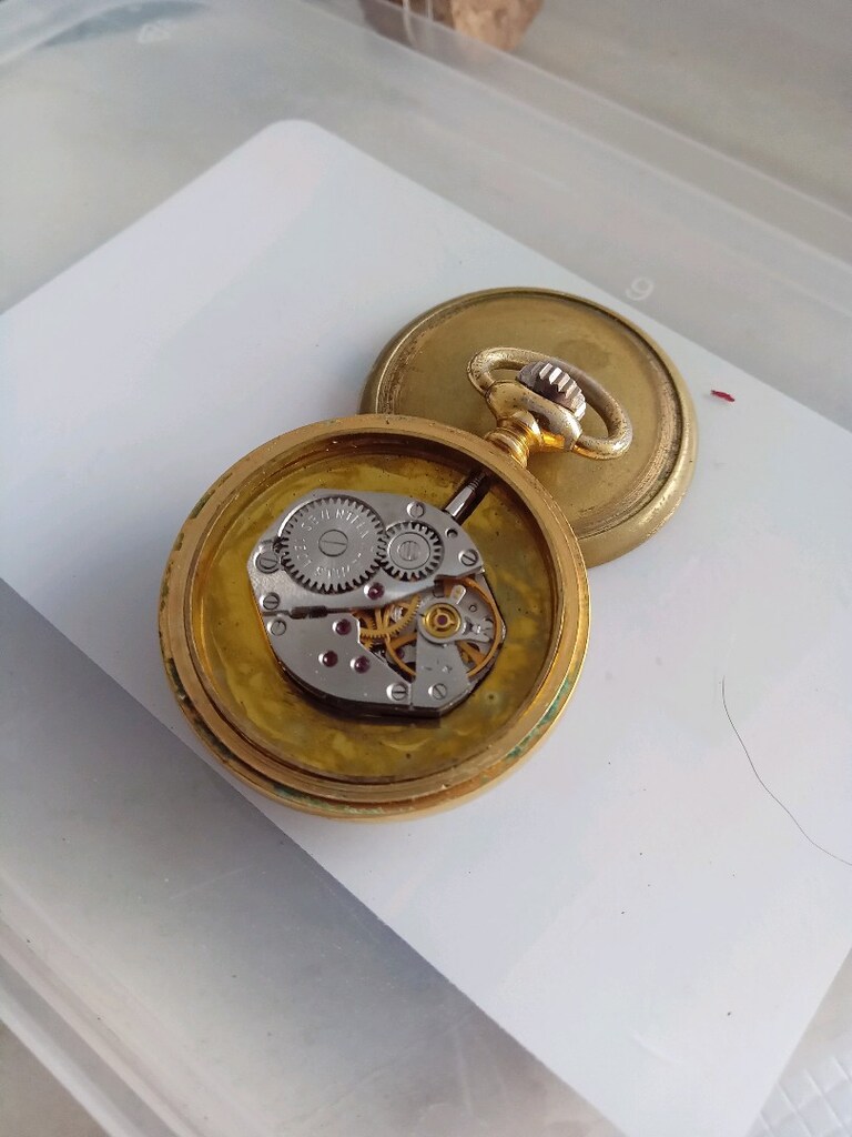 1940 lardan KURMALI CHRONOS BAYAN KOLYE SAATİ - 5