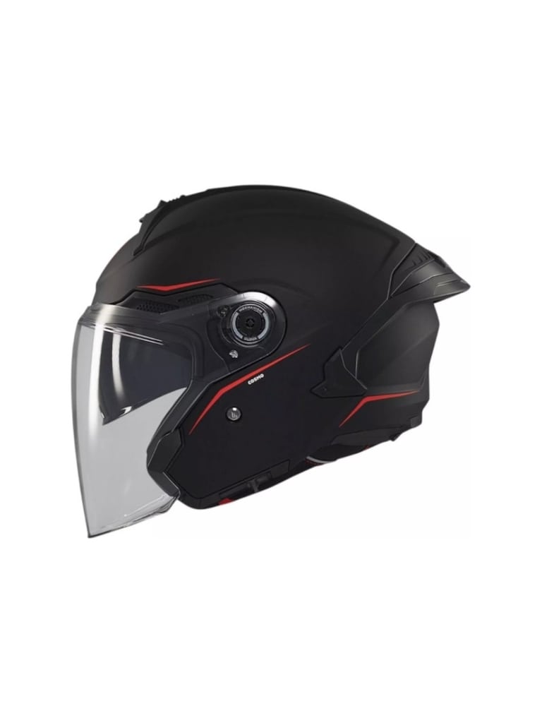 Mt Cosmo Sv OF515SV Solid A1 Mat Siyah Yazlık Motosiklet Kaskı - 4