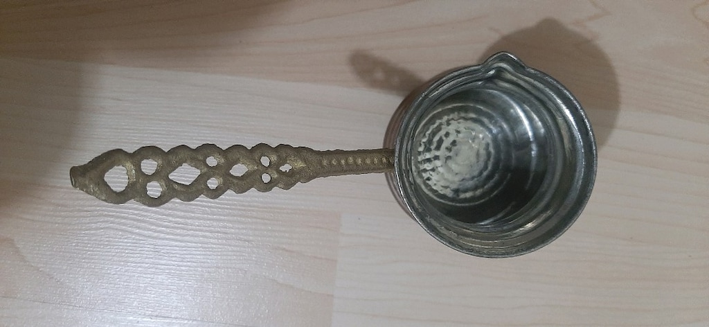 Kahramanmaraş Dövme Bakır Cezve - 6