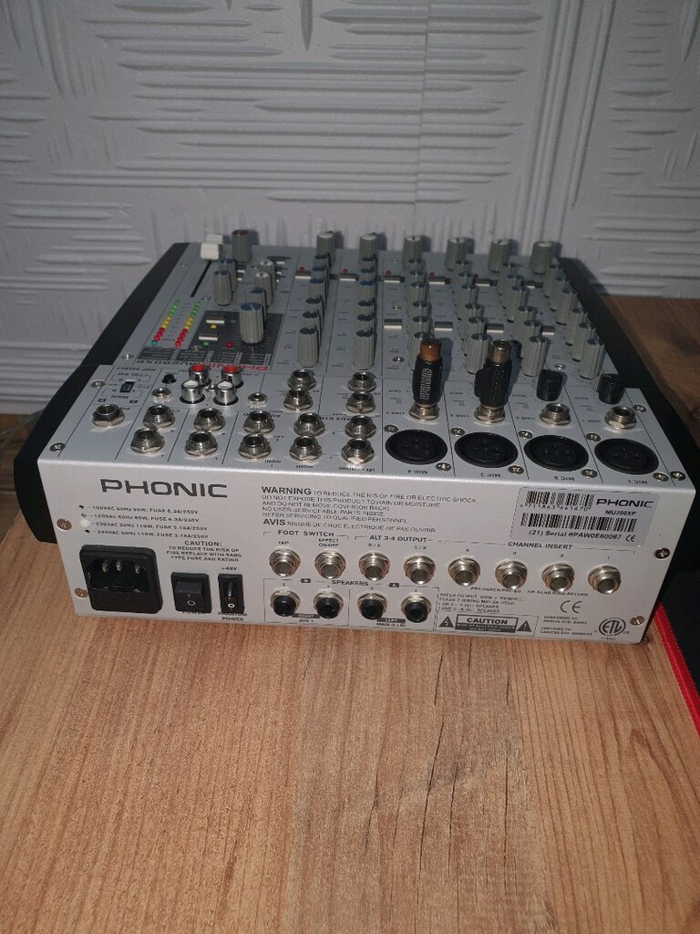 POWER MİKSER PHONİC MU200 XP - 4