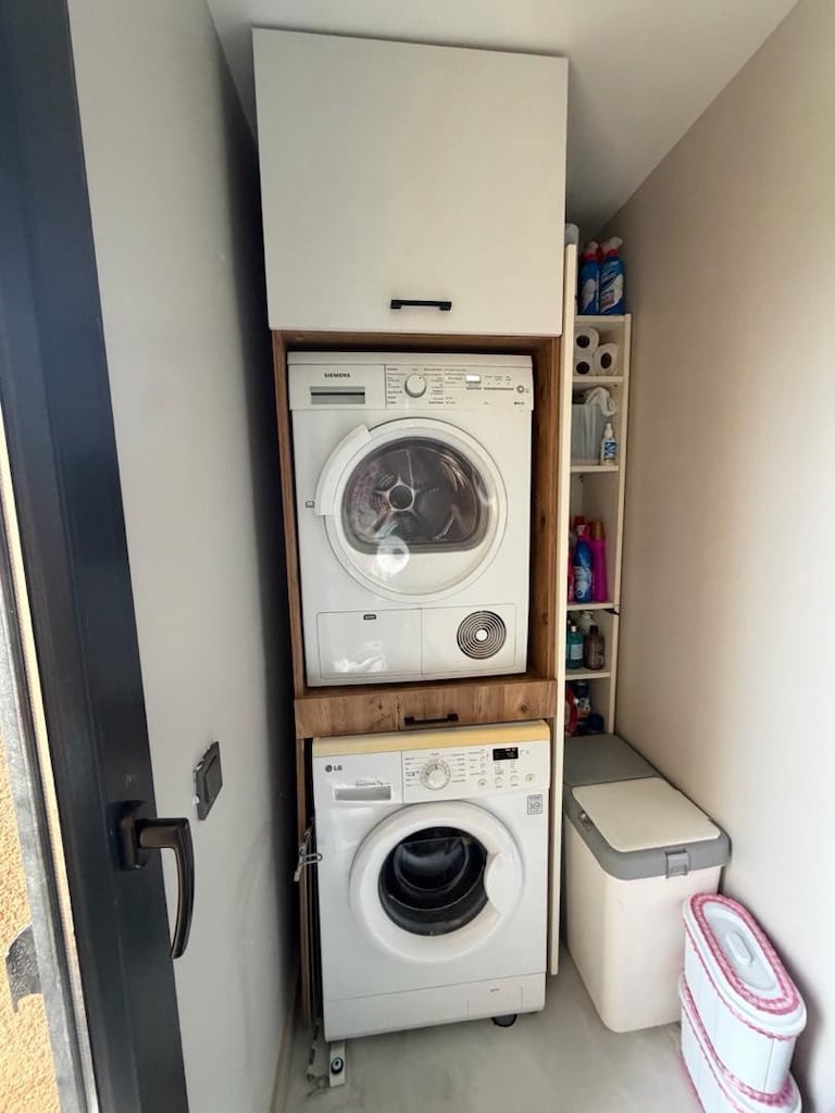 çamaşır ve kurutma makinesi ve dolabı - 2