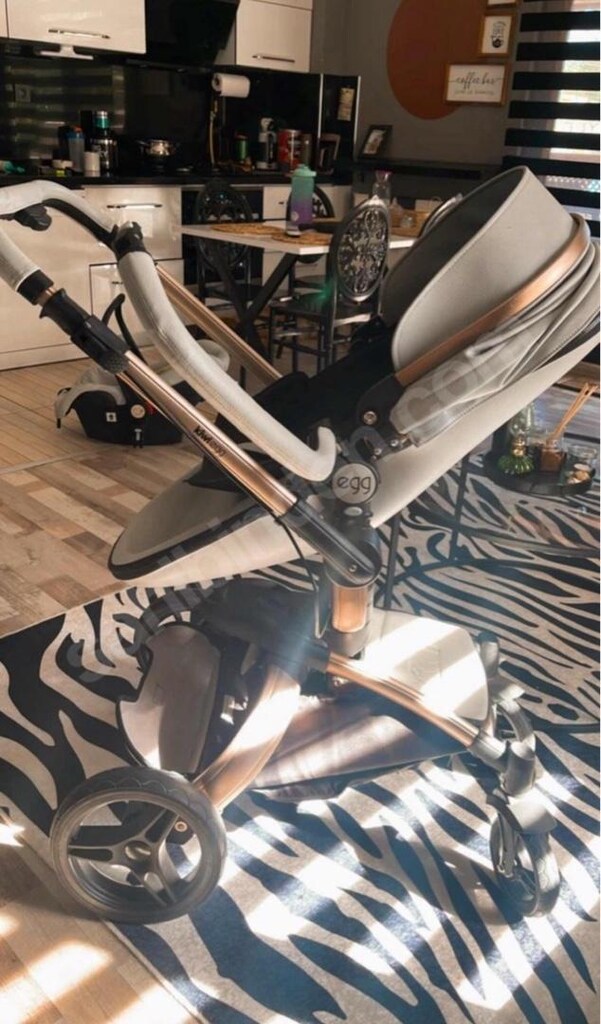 Kiwi Egg 6in1 Çift Yönlü Travel System Bebek Arabası/Ana Kucağı - 4