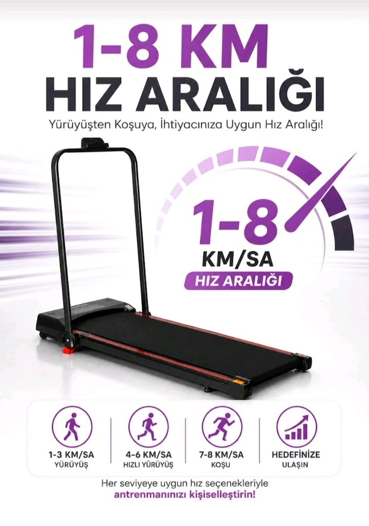 5 AYLIK SIFIR AYARINDA EK GARANTILI (2028)YÜRÜYÜŞ VE KOŞU BANDI RELAX - 4