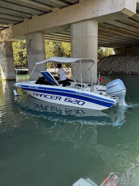 CABRİO TEKNE YAT BOAT SÜRAAT DANCER HONDA 100HP DENİZ BOT SPOR BOYASIZ
