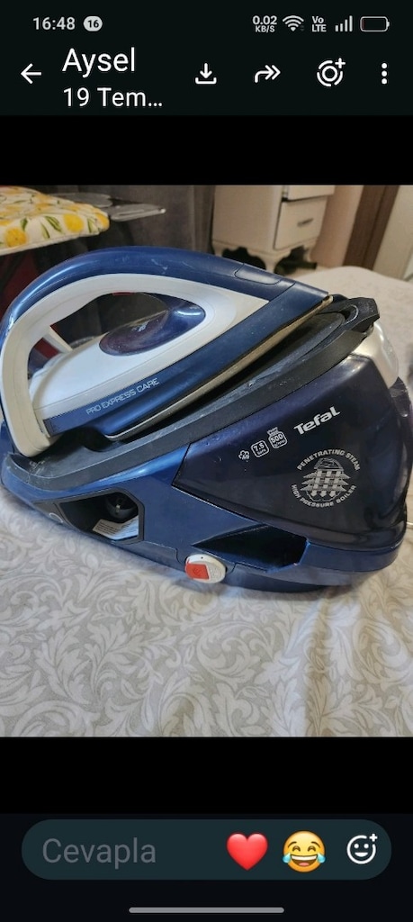 Tefal ütü çalışır durumdayken bozuldu küçük bir tamirle calisabilir - 4