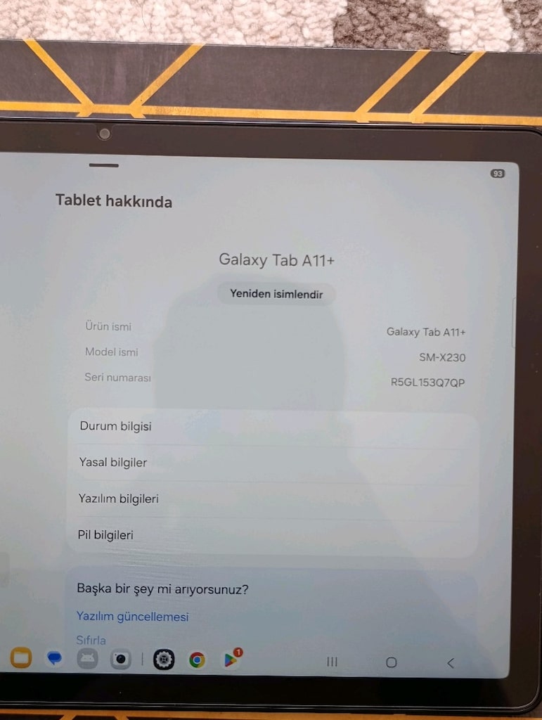 sahibinden sıfırdan farksız Galaxy Tab A11+ Plus - 6