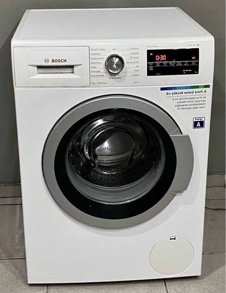 Bosch 9 Kg 1200 Devirli İnverter A+++ Serie 6 Çamaşır Makinesi - 3