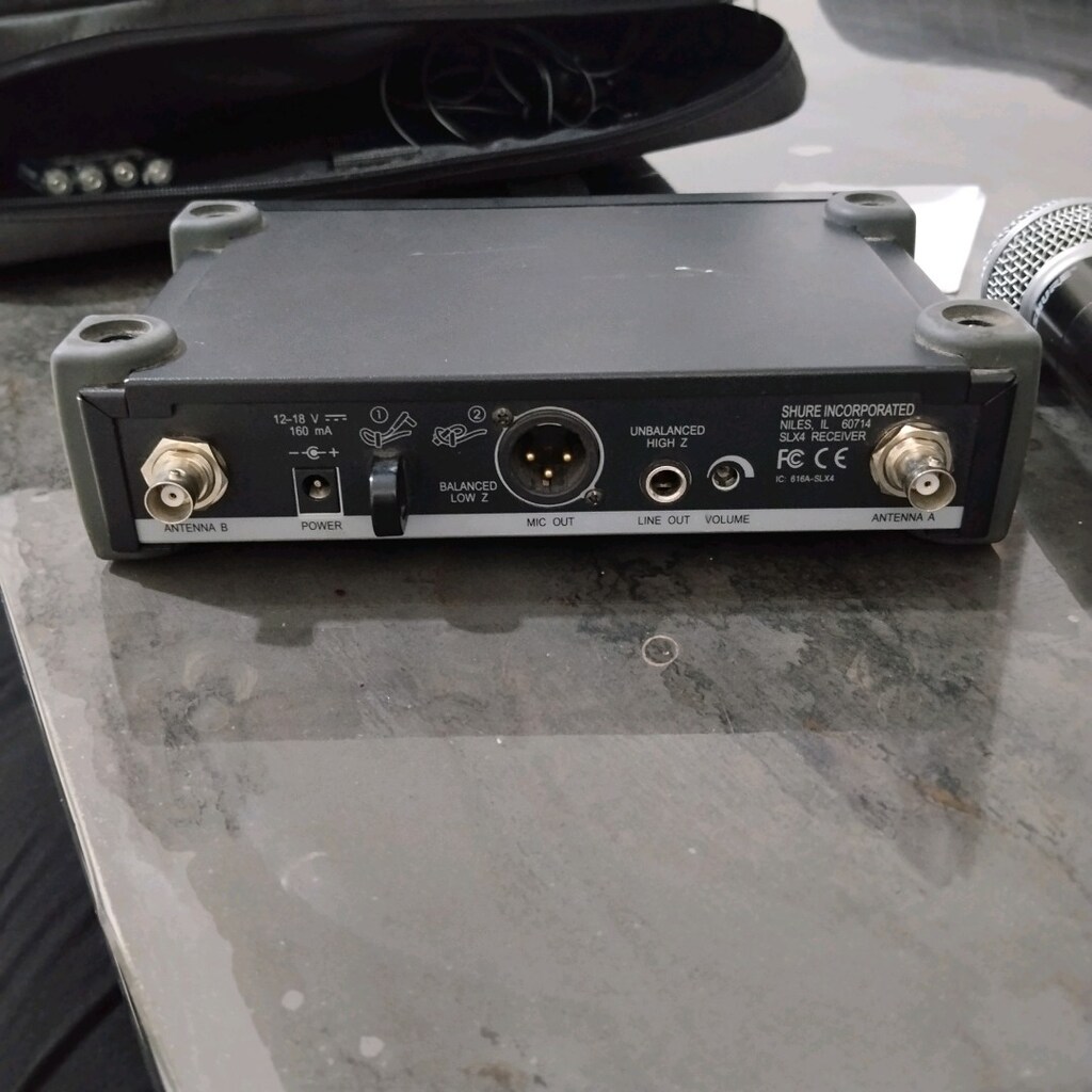 shure telsiz mikrofon slx4 kablosuz - 3