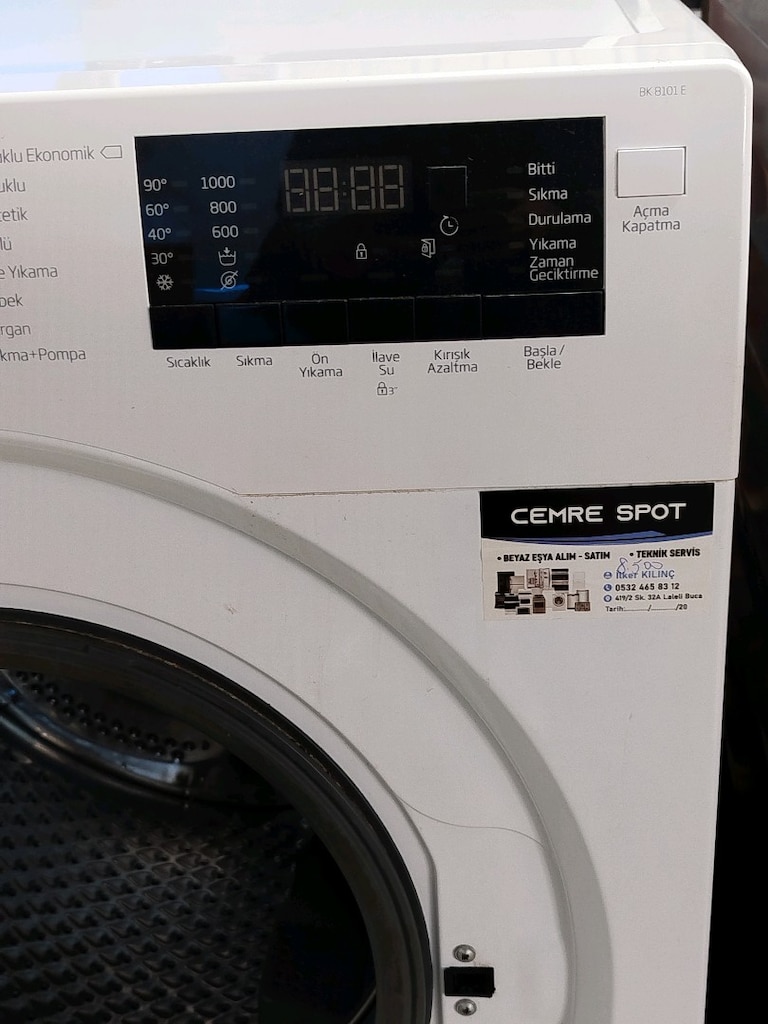 BEKO 8 KG ÇAMAŞIR MAKİNESİ İZMİR İÇİ 3 AY GARANTİMİZ VARDIR - 7