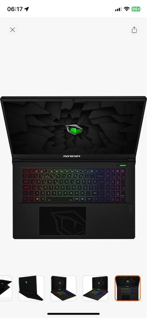 Monster Tulpar T7 V26.2.9 RTX 5060 64GB RAM 1TB SSD