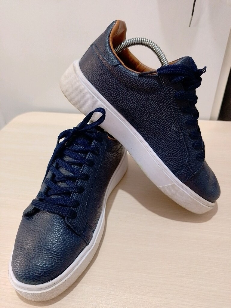 HATEMOĞLU SAYKI Lacivert Deri Sneaker - 3