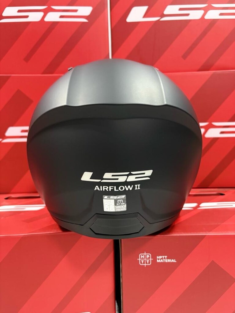 ls2 aırflow 2 siyah kask - 3