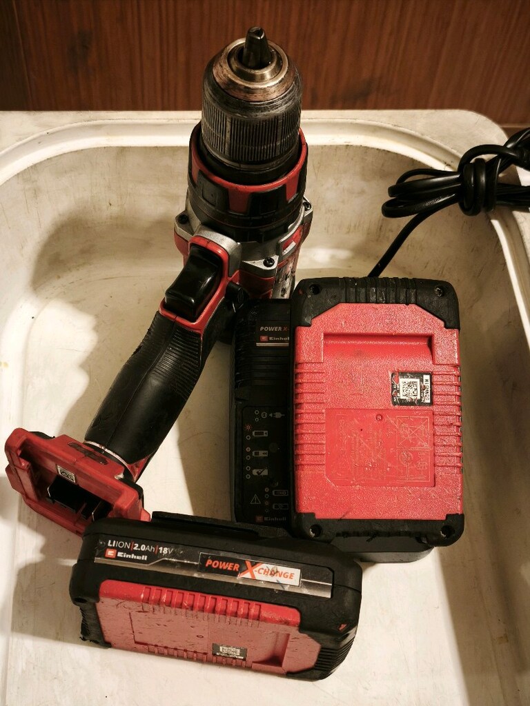 ORİJİNAL EİNHEL 18 VOLT ŞARJLI MATKAP ARIZALI TETİK SAĞLAMDIR - 6
