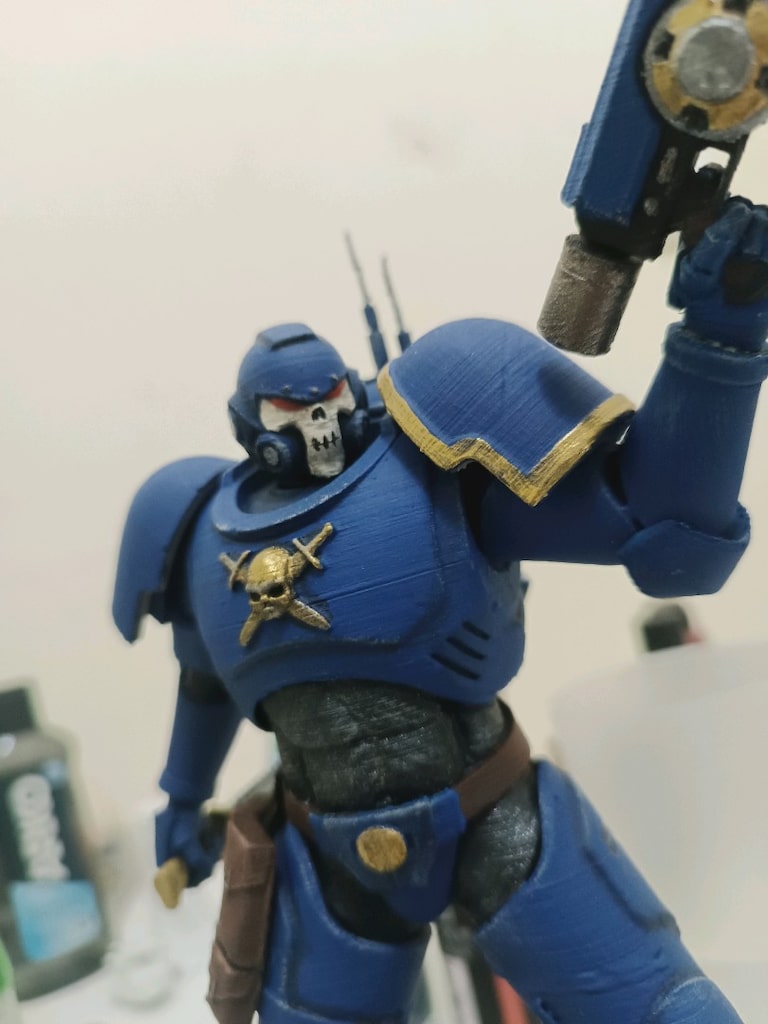 warhammer 40k space marin figür 22cm - 2