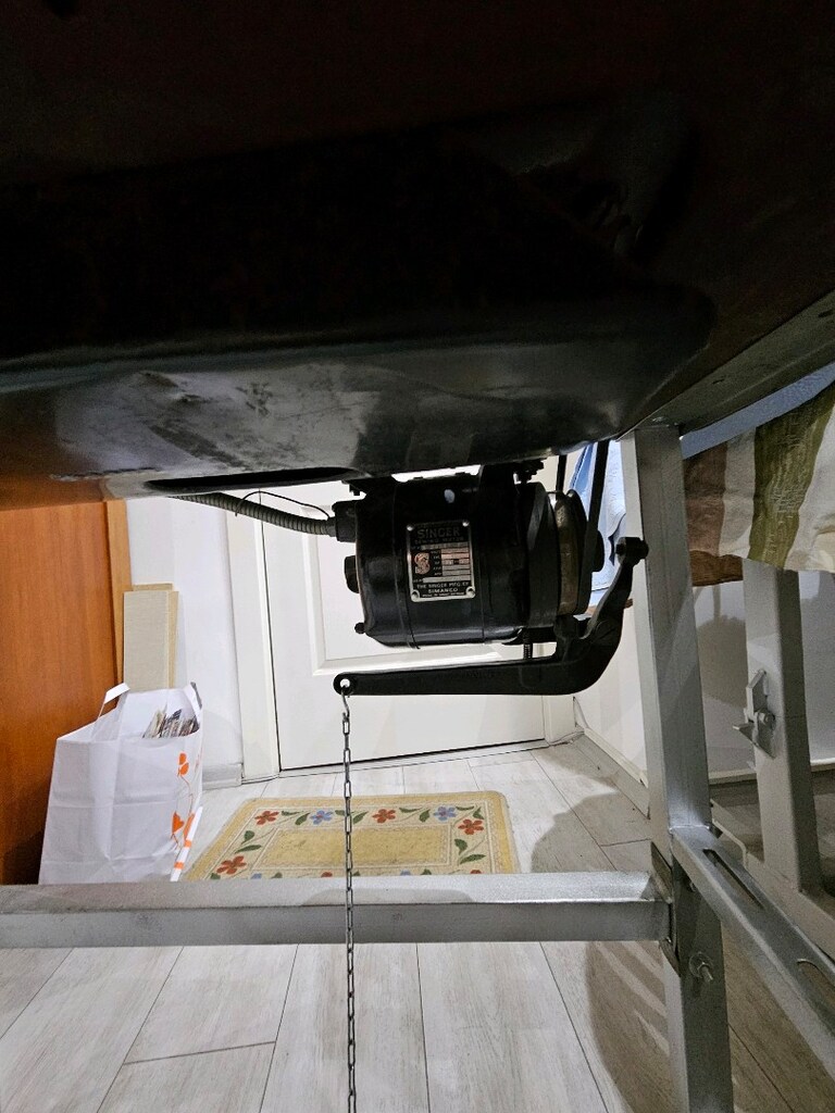 Singer 196k5 Antika sanayi dikis makinesi - 4