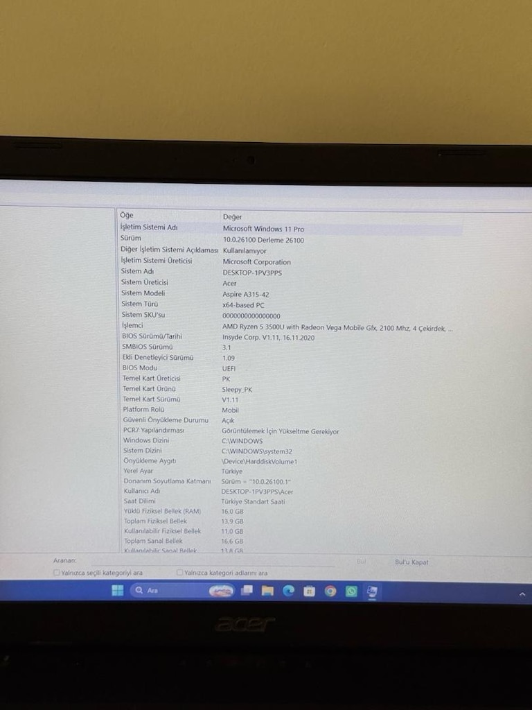 Satılık Acer Laptop - 6