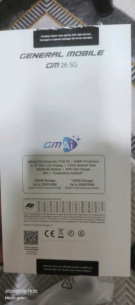 telefon sıfır dır faturası mevcut - 5