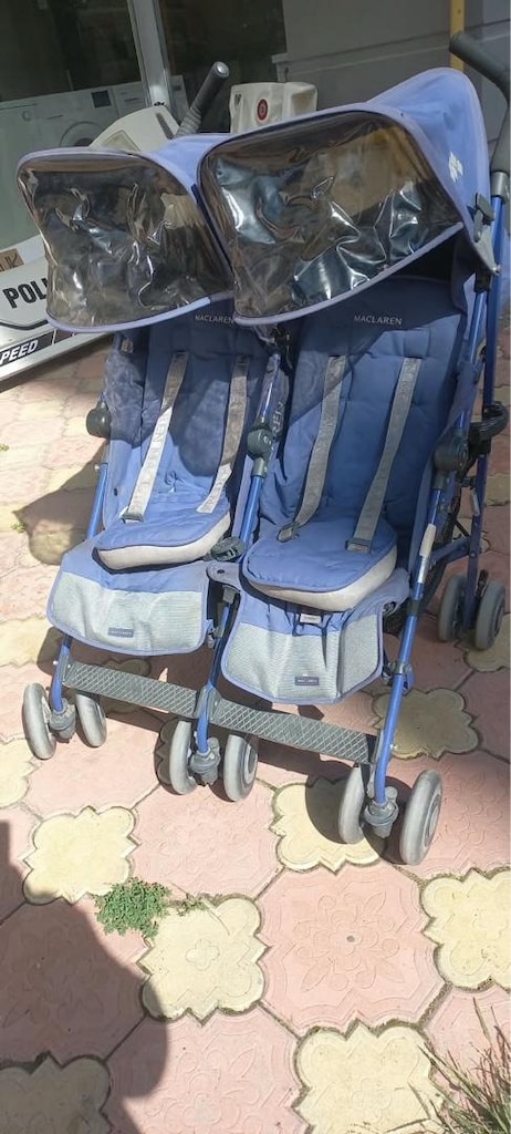 Maclaren Marka Katlanabilir İkiz Bebek Arabası - 3