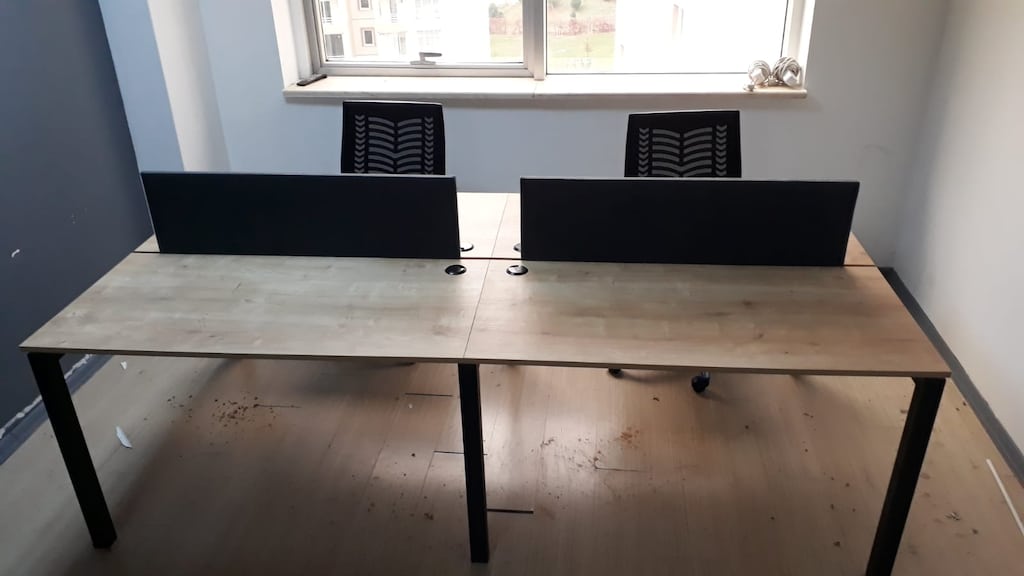 PANELLİ ÇALIŞMA MASASI / ÇOKLU PERSONEL MASASI / ARAL OFİS - 11