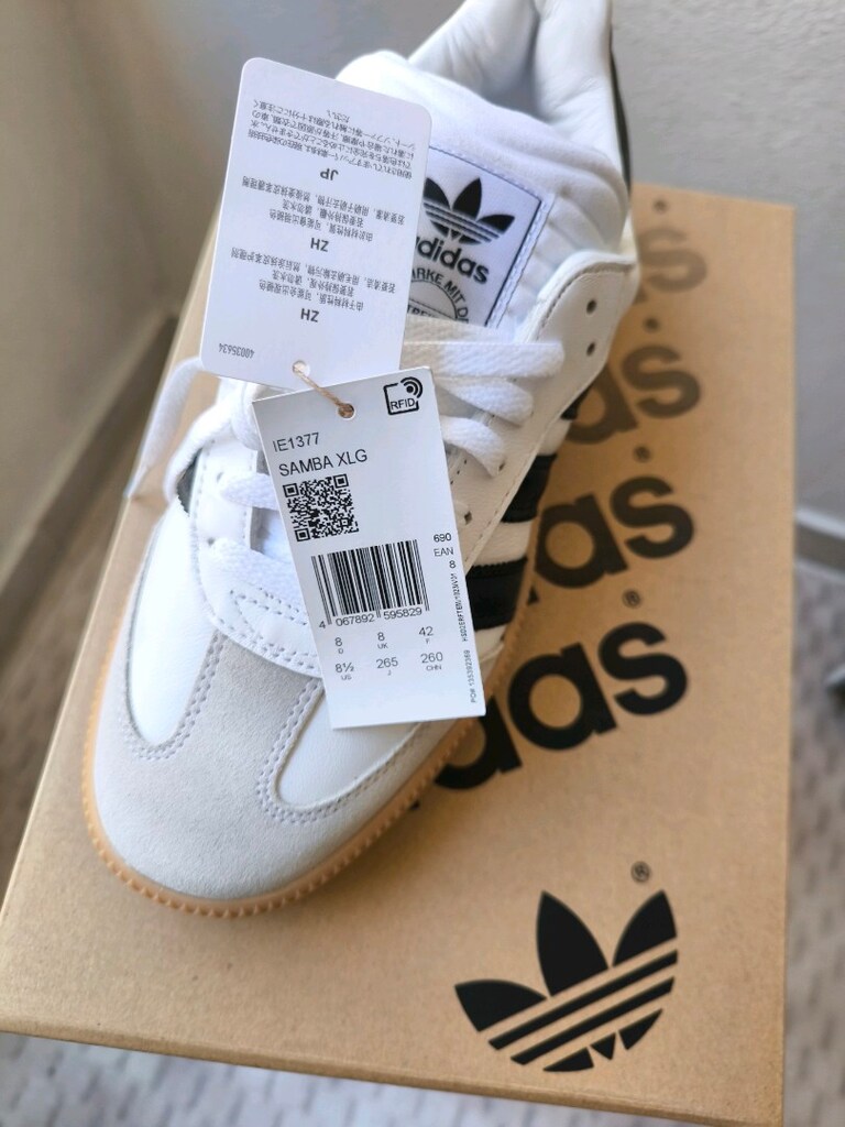 Adidas Samba XLG Beyaz/Siyah – Sıfır, Faturalı - 5