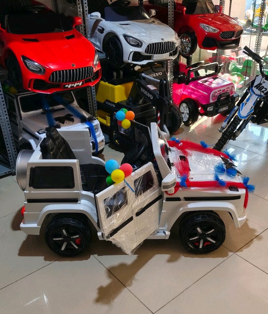 (VADE FARKSIZ 3 TAKSİT)SIFIR MERCEDES G KASA 2 MOTOR LU AKÜLÜ ARABA - 5