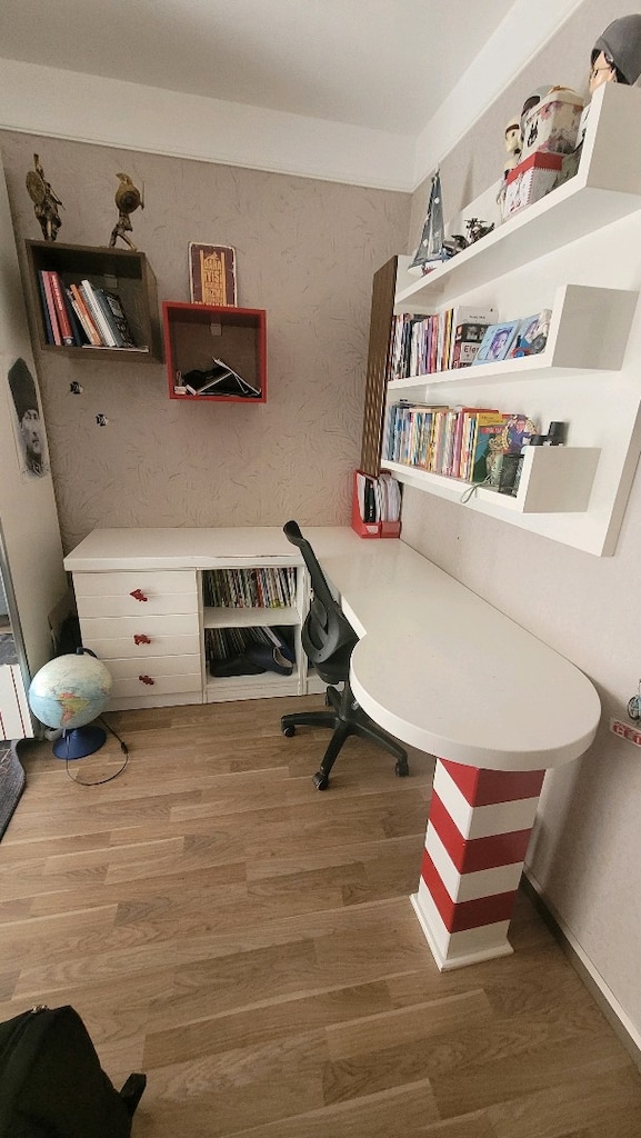 MARİN TEMALI ÇALIŞMA MASASI + GARDIROP + DUVAR RAFLARI TAKIMI! - 2
