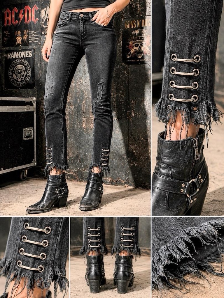 Zara gotik jean M beden - 9