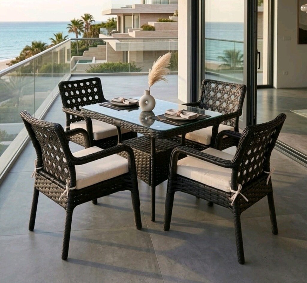 MASA TAKIMI/ BAHÇE TAKIMI/ BALKON TAKIMI /RATTAN BAHÇE MOBİLYASI - 14