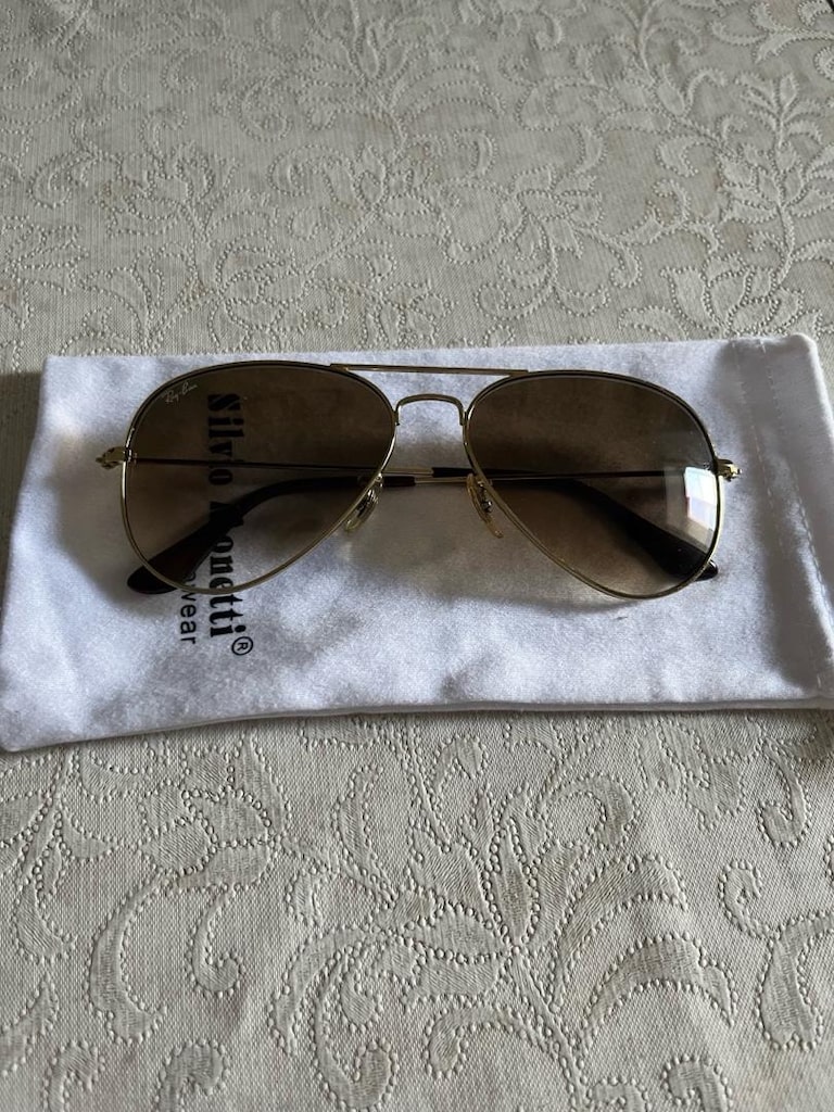Orijinal Ray-Ban RB3025 Aviator Damla Model Güneş Gözlüğü (Gold) - 7