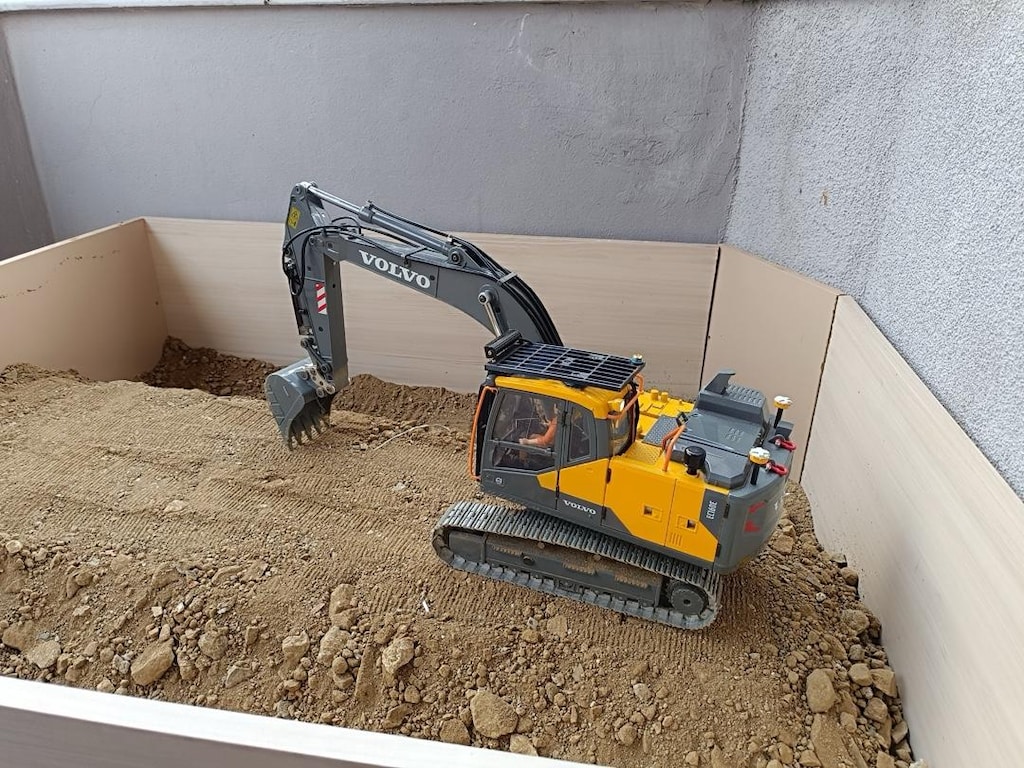 Rc Ekskavatör 1/14 Double e hoby Volvo 160e Extralı - 4
