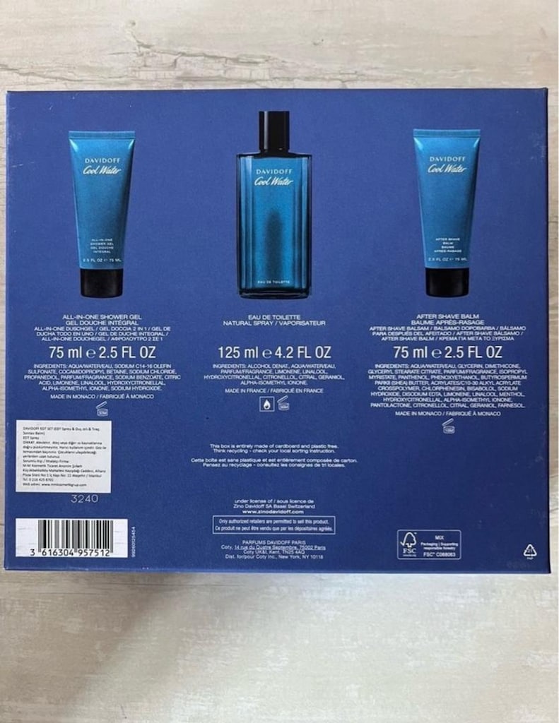 Davidoff Cool Water Erkek Parfüm Seti - 5