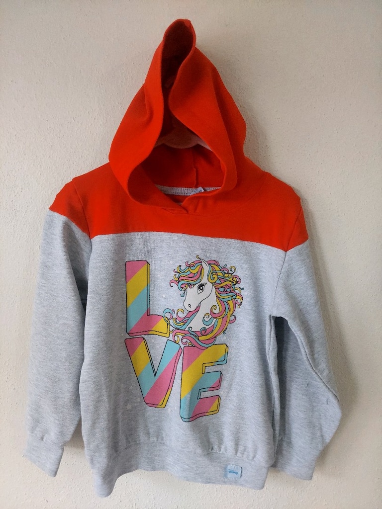 DİSNEY unicorn- yazı desenli sweatshirt - 2