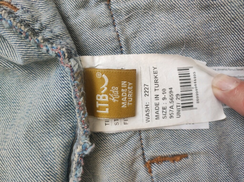 ltb 9 yaş kız çocuk denim ceket - 5